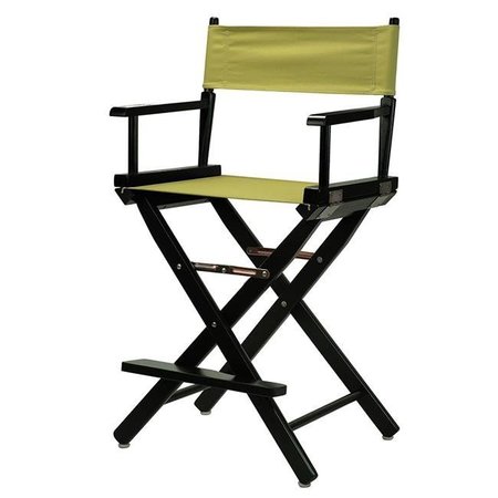 CASUAL HOME Casual Home 220-02-021-100 24 in. Directors Chair Black Frame with Olive Canvas 220-02/021-100